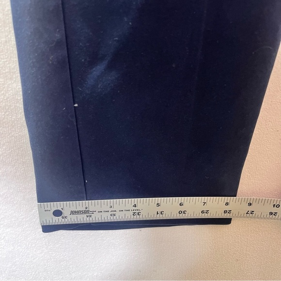 CJ Banks Navy Dress Pants Womens 16W Tall Plus Casual Stretch Comfy Work 2614 - Picture 7 of 9